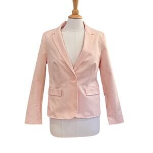 Liz Claiborne Light Pink One Button Blazer, Lined, Size M